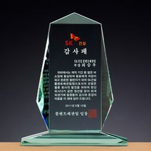 [랜드마크트로피] 최고인기 상패 감사패, 상품명:L5-109-소+융케이스, 1개