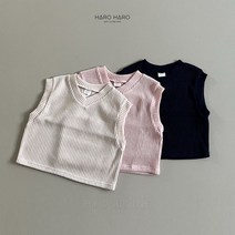 파스텔니트조끼 봄 아동조끼 아기 유아베스트