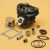 44.7MM 실린더 피스톤 링 스파크 플러그 베어링 오일 씰 키트 STIHL MS261 MS 261 MS261C 정원 전기 소형 원형 톱 선반 예비 부품에 적합