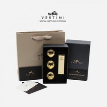 베르티니 황금 골프볼 3구 골드바 골프티 선물세트 VGOB02 홀인, 단품