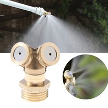 가데나 아쿠아줌 스프링쿨러 꽃밭 관수장치 농업용 원예용 조경 정원 텃밭 물구멍 강력한분사 황동재질 고속분사형 2HOLE 쿠퍼 오토마이징 노즐