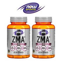[1+1] 나우푸드 NOW FOODS 스포츠 ZMA 90정 운동영양제 마그네슘 아연 셀룰로오스, 기본, 1개