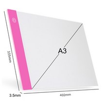 라이트박스 LED 패널 패드 a3 a4 3 단계 밝기 조절 Led 라이트 드로잉 보드 트레이싱 박스 아이 보호 다이아몬드 페인팅용