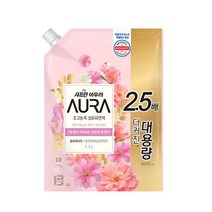 아우라 샤프란 윌유메리미 섬유유연제 리필 1.7L, 1개