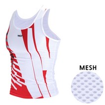 기능성 민소매 이너웨어 레드스퀘어 농구 마라톤 여름용 냉감