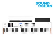 아투리아 KeyLab 88 mkII mk2 ARTURIA 키랩 88 해머액션 고급형 미디 컨트롤 마스터 키보드 건반, White