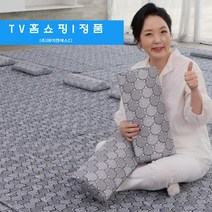 [JNSD 홈쇼핑] 한일 의료기 장미화 그래핀 쿨잠 숙면 매트 경추 베개 세트, 더블 매트 1개 + 베개 2개