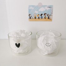 귀여운 유리컵 아인슈페너 아이스아메리카노 아포가토 잔, 몽글이