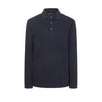 [닥스 남성] [[22SS]] DMTS2A012N2 네이비 로고자수 면 긴팔카라티셔츠