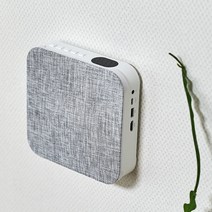 블루투스 스피커 CD 플레이어 MP3 무선배터리 패브릭커버 블루투스 인아웃 FM라디오 인테리어오디오 IAW-200C 벽걸이 탁상용 CD플레이어, 혼합색상