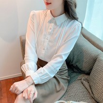 패션 여성 가을 통근 코디 패션 한범 셔츠녀