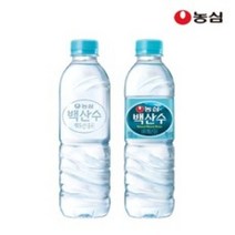 백산수 무라벨, 40개, 500ml