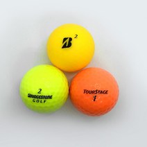 브리지스톤 투어스테이지 혼합 컬러 A-급 10알 2피스 3피스 골프 라운딩용 순수 물세척 로스트볼 창고 샵