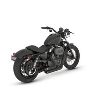 Vance & Hines (반스 앤 하인즈) 풀 이그조스트 쇼트 샷 스태거드 2-2 블랙 머플러 스포츠 스타 패밀리 (04-13) [SHORT SHOTS STAGGERED] 1800-0752 47219 할리 데이비슨