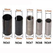 1pc CNC 라우터 비트 고정밀 어댑터 콜릿 밀링 커터 공구 홀더 6mm 4001, 03 NO.2 12.7x6