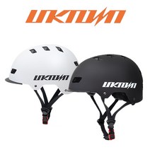 언노운 스케이트보드 롱보드 자전거 어반 헬멧, 블랙(L)