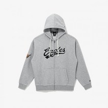 뉴에라 한화 이글스 베이스볼 저지 로고 집업 후드 그레이 13317055 AP HANHWA EAGLES ZIPUP HOODIE H GRY