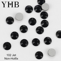 큐빅가방 YHB 101-133Cold 고정 크리스탈 플랫 백 실버 비 핫픽스 라인석 가방