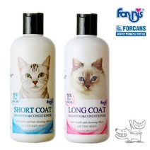 포비스 고양이전용 샴푸&컨디셔너 300ml - 단모용/장모용, 종류:장모용 전용 300ml