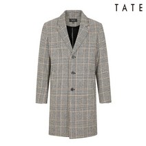 테이트 남성 보아털 안감 체크 코트 KA9W0-MCH910-312