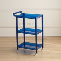 푸드트럭 커피트럭 가격 차 대여 스 전동 운반차 카트모던한 아크릴 주방 트롤리 가정용 가구 이동식 카, 03 Blue, 한개옵션1