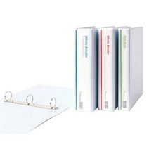 모든오피스 백색 투명 3공 O링 바인더 A4 5cm 오피스용품 사무용, 단품