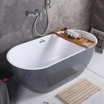 모헨 프리미엄 북유럽 아크릴욕조 모음 간편 셀프설치, 그레이, 1500mm