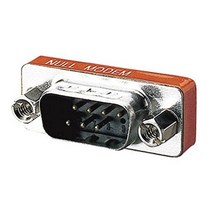 ELECOM 시리얼 리버스 어댑터 D-Sub9 핀 암 - D-Sub9 핀 수 연장 · 변환용 AD-R9