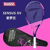 TELOON 테니스채 카본 복합 일체형 촬영 성인 테니스라켓, T05-초보자용 SENSUS XV바이올렛