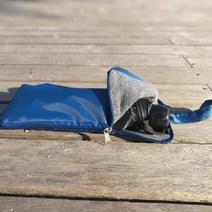 여행용파우치 커버 방수 우산주머니 가능 접이식 흡수 휴대 흡습 수납가방 2611003386, 네이비그레인 롱 28cm