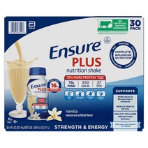 엔슈어 플러스 뉴트리션 쉐이크 바닐라맛 237ml 30팩