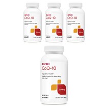 GNC CoQ-10 200mg 소프트젤 글루텐 프리 무설탕, 60개입, 4개, 60정