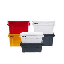 러버메이드 브루트 토트박스 75L 9S31 수납캠핑박스, 회색