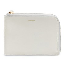 [질샌더] 로고 지퍼 카드지갑 J07UI0002 P4841 106 COSMIC LATTE