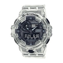 [G-SHOCK] 지샥 빅페이스 GA-700SKE-7ADR 스켈레톤 클리어 화이트 지샥시계 USN