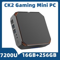 미니PC 컴퓨터 초미니 초소형 산업용 피씨 CK2 인텔 코어 7th i5-7200U Win 10/11 게임 미니 PC 16GB DDR4 128GB 256GB NVME SSD WIF, [01] i5-7200U, [03] UK, [03] 16GB 256GB