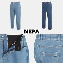 네파 #남성 #보온성 #신축성 #땀에강함 #겨울청바지 #심플 남성 라이프스타일 데님 본딩팬츠 7I71641