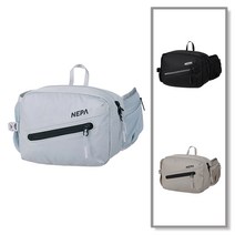 *네파NB* NEPA 7IC7523 공용 사이드에 메쉬 포켓을 적용한 활용도가 높은 액티브 힙색 #뉴코아부천점#로켓출고 #뉴코아부천점#로켓출고, 000, GREY(190)