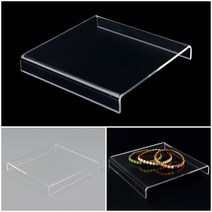 테이블형 아크릴 상품진열대 150X150X20MM 목걸이거치대 화장품진열대