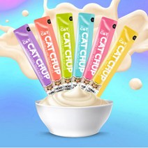 캣찹 닭고기 참치 프리바이오틱스 크린베리 해산물 연어 크릴새우 고양이 츄르 14g x 10P 2개, 캣찹 참치 & 해산물 14g 10스틱 x 2개