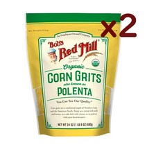 밥스레드밀 베이킹 옥수수가루 680g x2봉 Bobs Red Mill Organic Corn Grits - Polenta