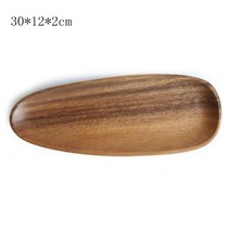 파스타볼 샐러드볼 일본 독일 그릇 나무 타원형 접시 불규칙 접시 과일 접시 스낵 접시, 좁은 타원형 판
