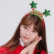 (크리스마스로고머리띠)_단체선물_크리스마스머리띠 209A, 상세페이지 참조
