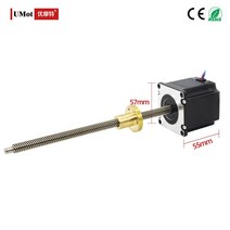 액츄에이터 엑츄에이터 Nema 23 마이크로 선형 액추에이터 스테퍼 모터 리드 나사 포함, 5.370N Tr10x10-300mm - Motor L