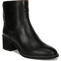 Franco Sarto 프랑코 사르토 여성 릴리아나 가죽 블록 힐 앵클 부츠 슈즈 1928 Liliana