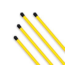 천둥골프 골프 얼라이먼트스틱 4p, 옐로우