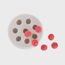 수제몰드 - 산딸기 (8구) / 딸기몰드 / 산딸기몰드 / 데코몰드