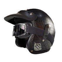 할리데이비슨헬멧 2020 남녀공용 오픈 페이스 34 오토바이 헬멧 PU 가죽 레트로 모토 바이크 모토크로스 신제품 풀페이스 할리헬멧, NO21+M