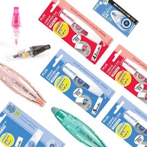 플러스 카카오 PLUS 수정테이프 WH-605 리필, 8.카카오 노크식수정테이프 라이언