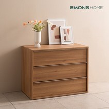 에몬스홈 시에론 3단 서랍장 900, 내추럴